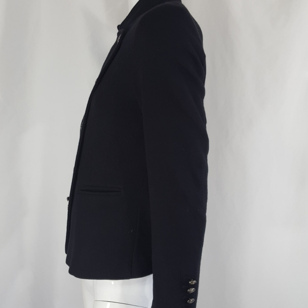 Romeo & Juliet Couture Black Military-Style Double Breasted Blazer - Picture 6 of 7